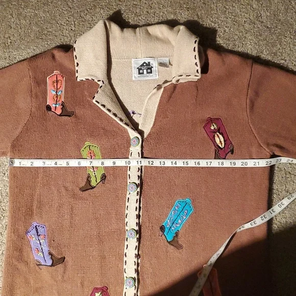 Like new! Vintage Storybook Knits great boots tunic sweater - Picture 12 of 13